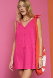 Malena Dress Hot Pink