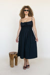 Gabriela Dress Black Cotton