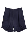 Ali Long Navy Cargo Short