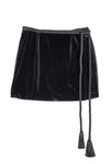 Luz Skirt Black Velvet