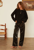 Eloise Black Taffeta Pant