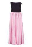 Giselle Pink Taffeta Maxi Dress