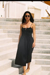 Gabriela Dress Black Cotton