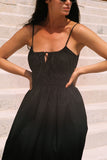 Gabriela Dress Black Cotton